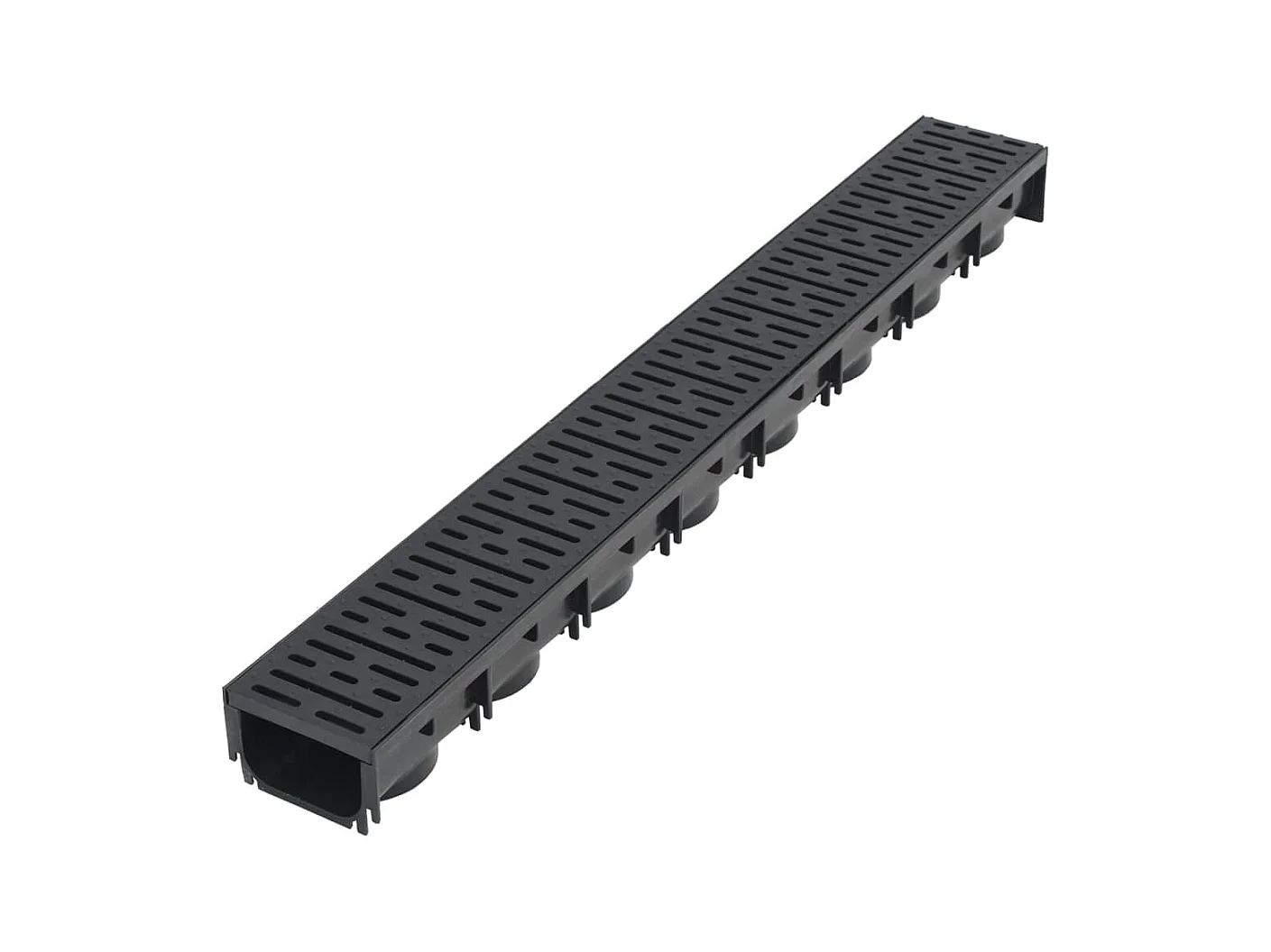 Lot de trois caniveaux noire 100 x 12.5 x 8 cm 02_0003068