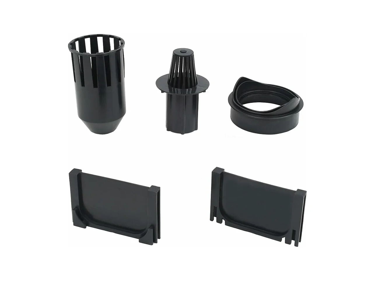 Lot de trois caniveaux noire 100 x 12.5 x 8 cm 02_0003068