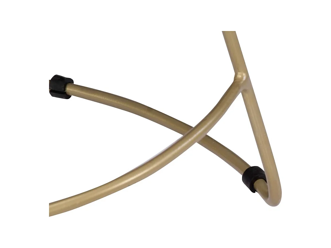 Lot de deux tabourets bois marron 45 x 40 x 78 cm 1202077