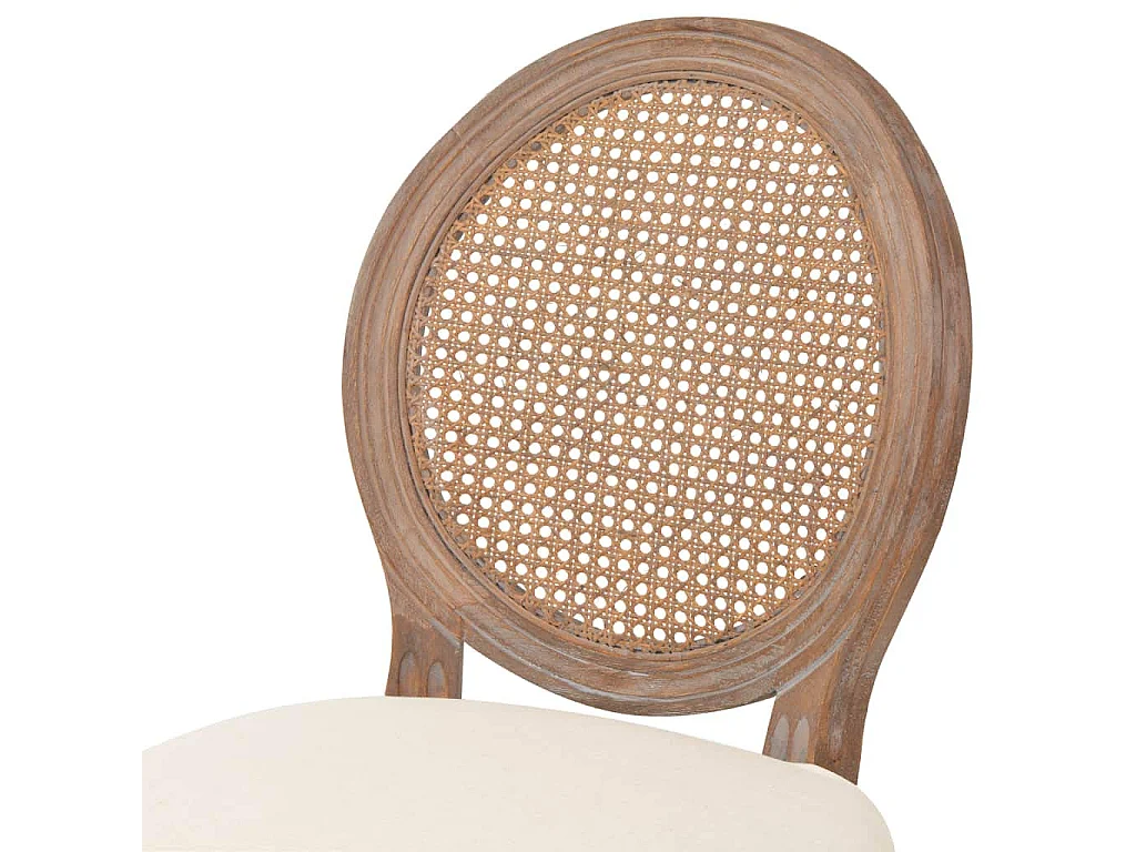 Lot de deux tabourets blanche 48 x 52 x 123 cm 1202150