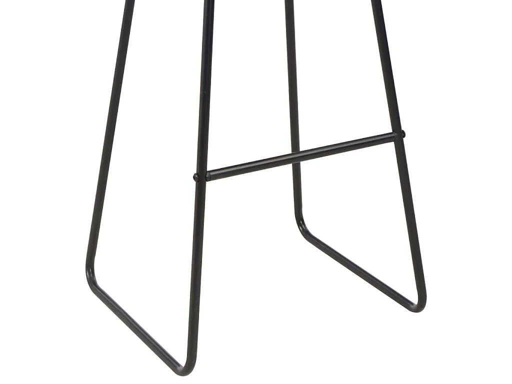 Lot de deux tabourets noire 45 x 43 x 76 cm 1202099