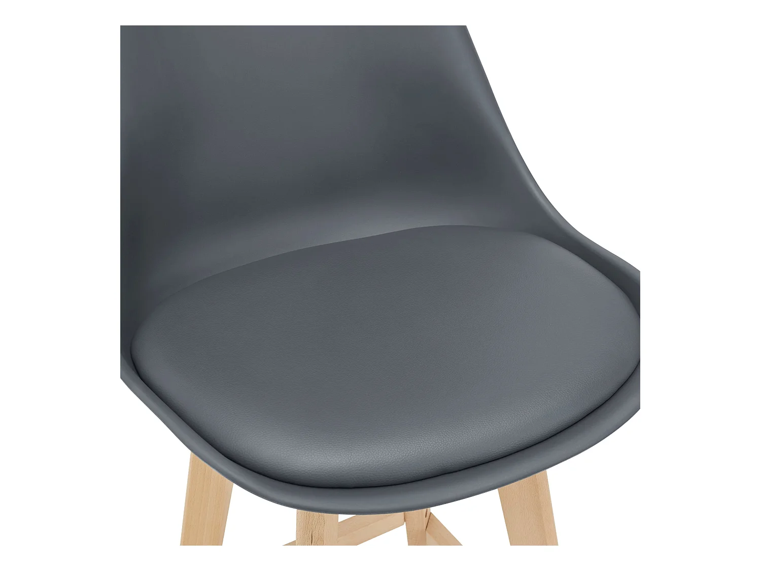 Lot de 2 tabourets beige 48 x 58 x 105 cm 03_0002779