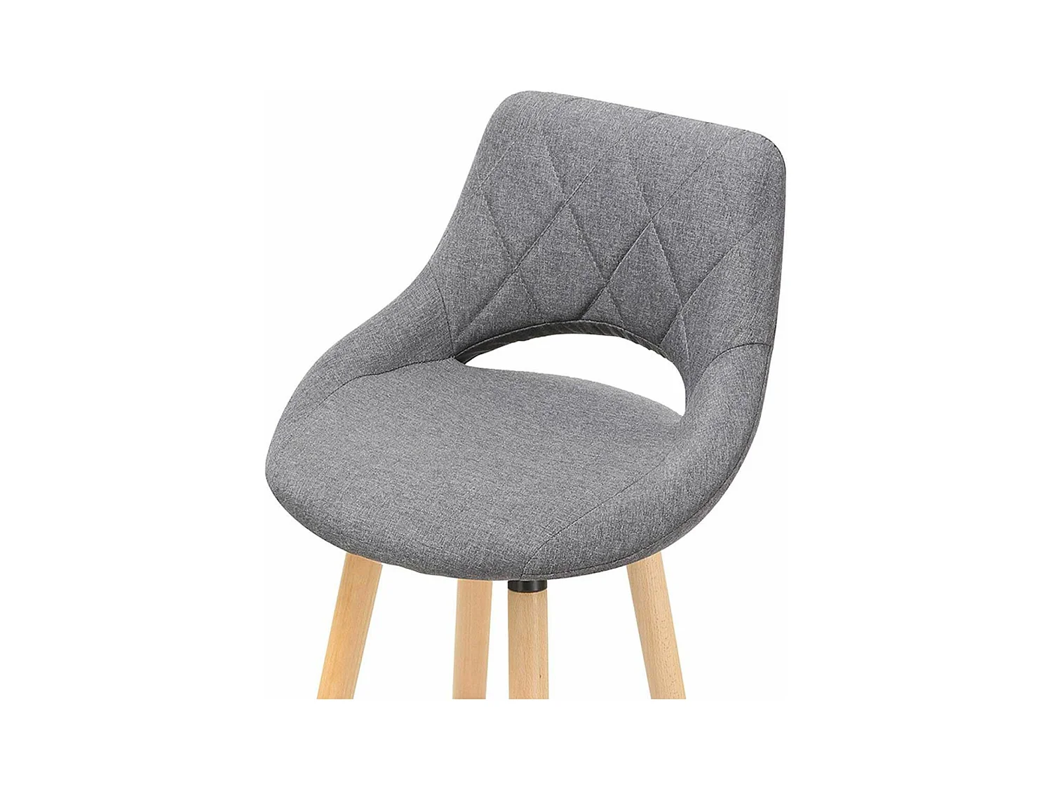 Tabouret de bar en grise 43 x 40 x 96 cm 19_0000553