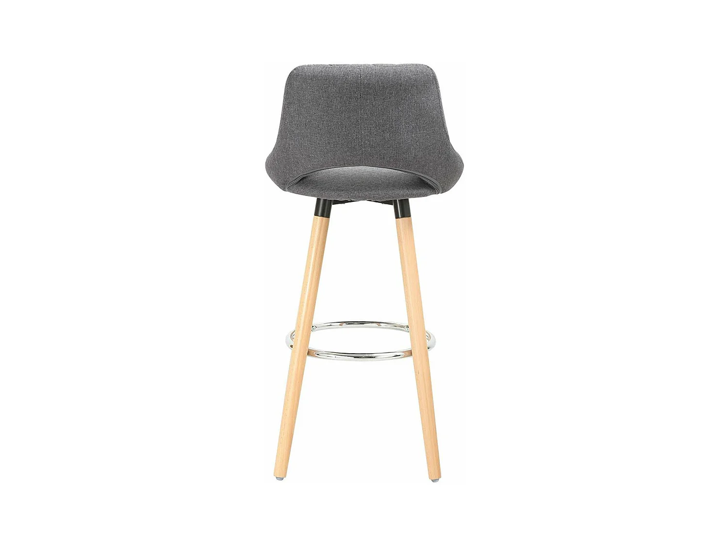 Tabouret de bar en grise 43 x 40 x 96 cm 19_0000553