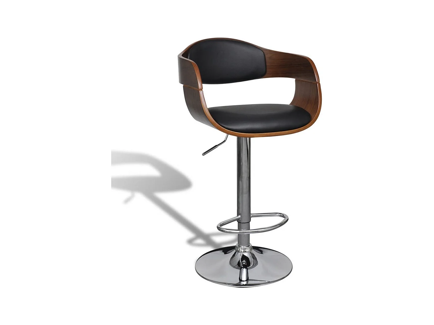 Tabouret de bar cuir cuir marron 49 x 49 x 109 cm 1202158/2