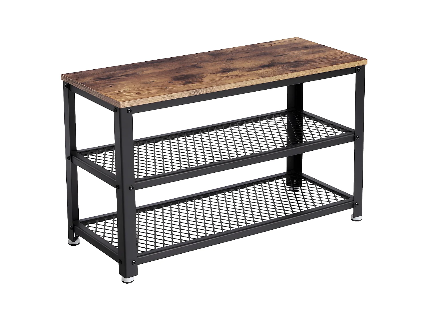 Banc à chaussures à 2 niveaux - L73 cm