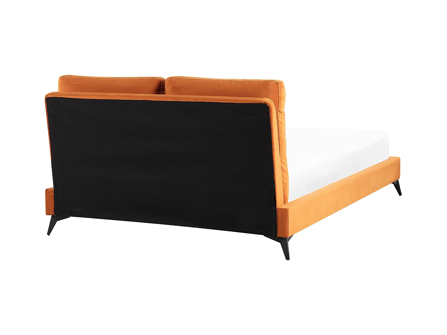 Letto Velluto MELLE 140 x 200 cm Arancione
