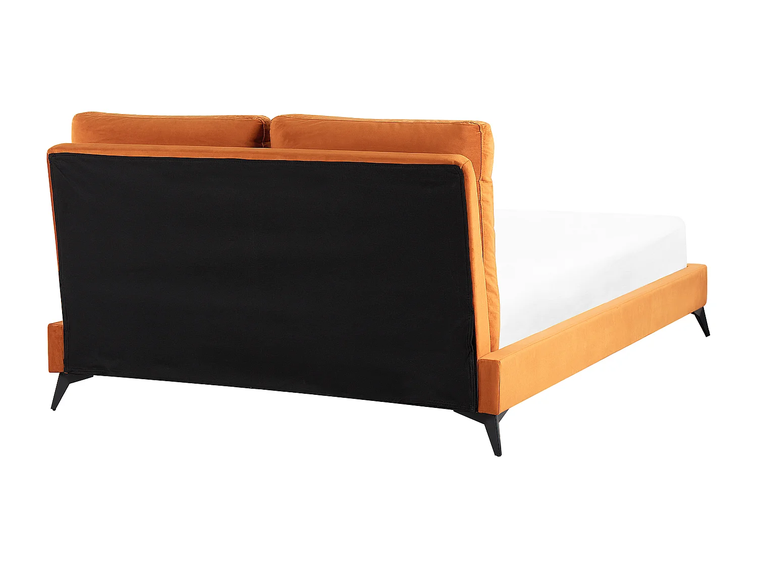 Letto Velluto MELLE 140 x 200 cm Arancione