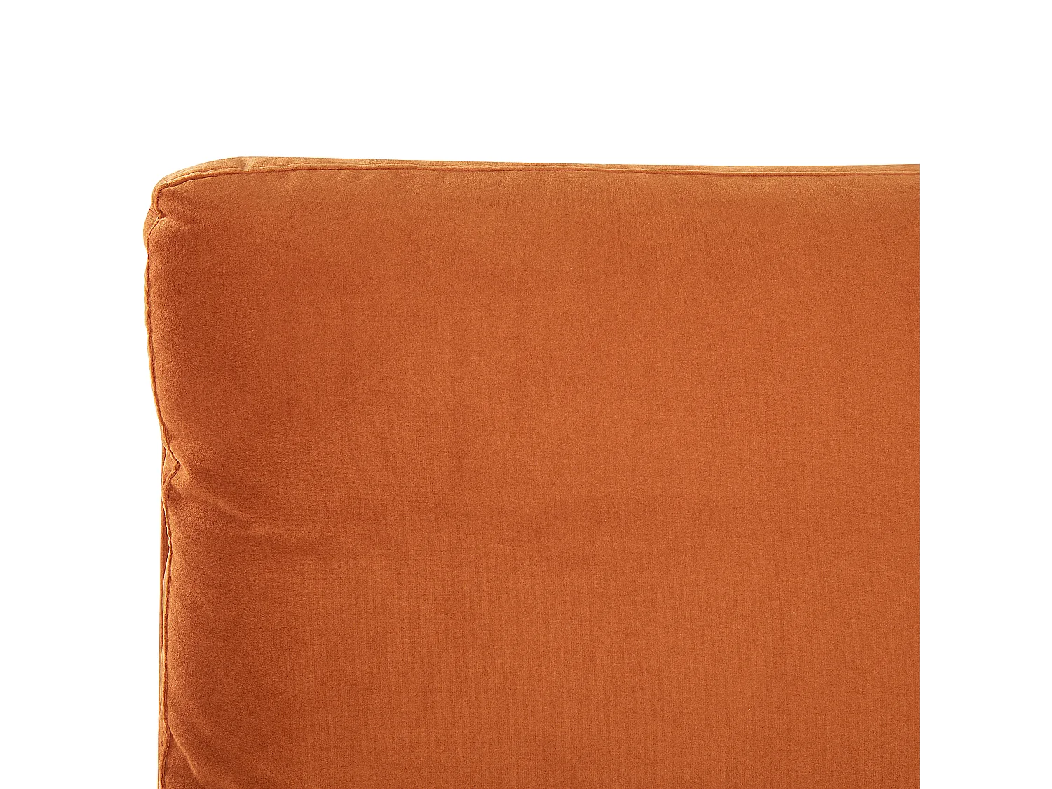 Letto Velluto MELLE 140 x 200 cm Arancione