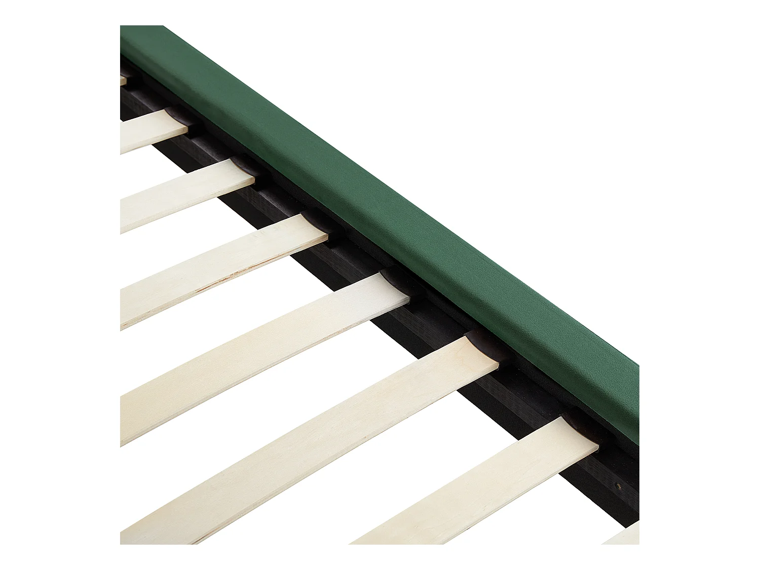 Bed Fluweel MELLE 140 x 200 cm Smaragdgroen