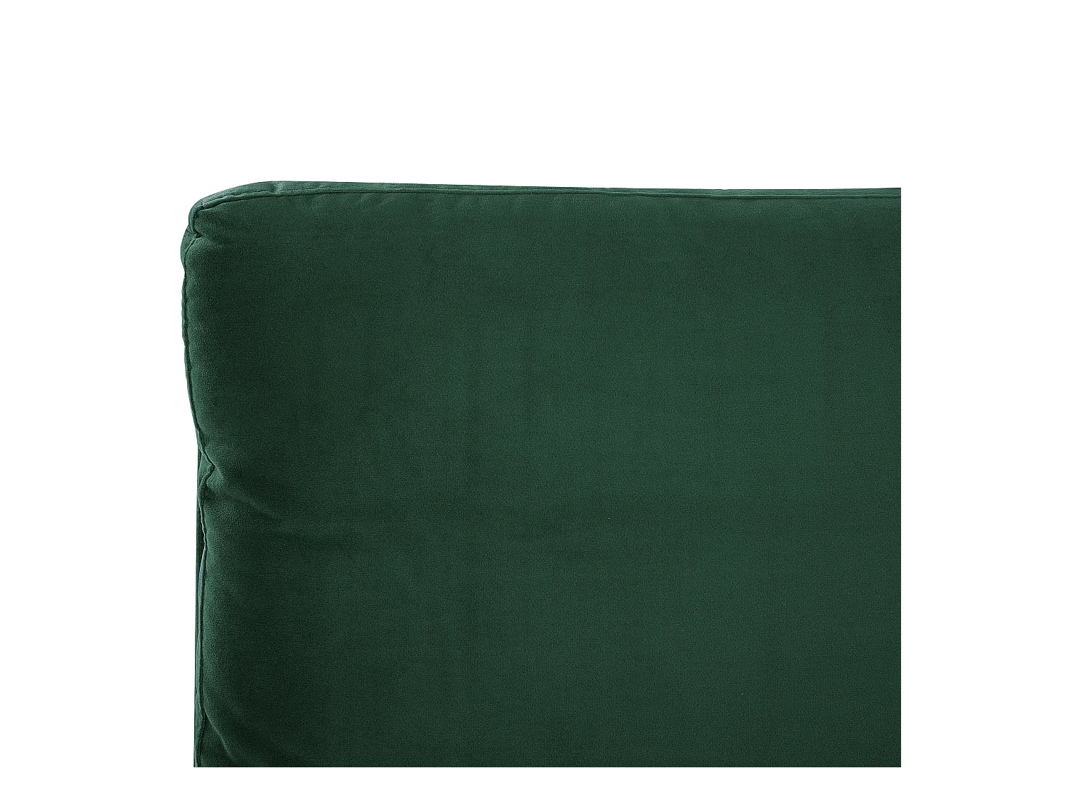 Bed Fluweel MELLE 140 x 200 cm Smaragdgroen