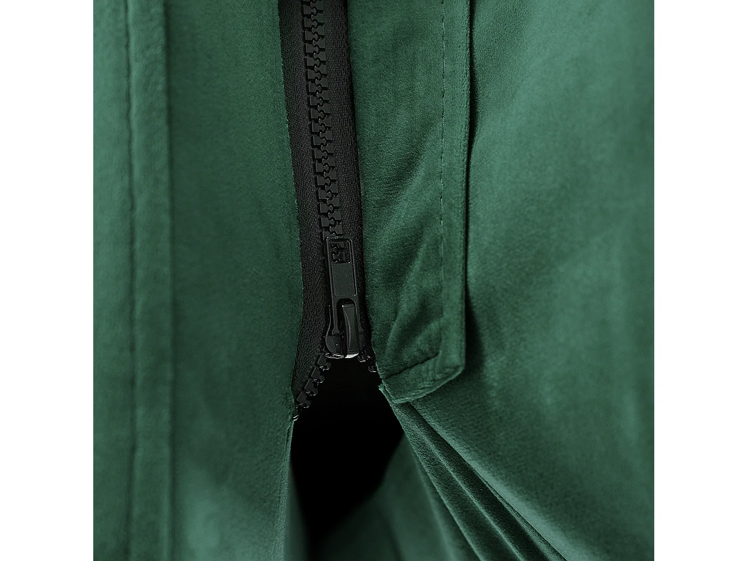 Lit avec sommier Velours MELLE 140 x 200 cm Vert émeraude