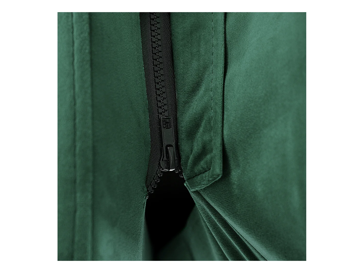 Lit avec sommier Velours MELLE 160 x 200 cm Vert émeraude