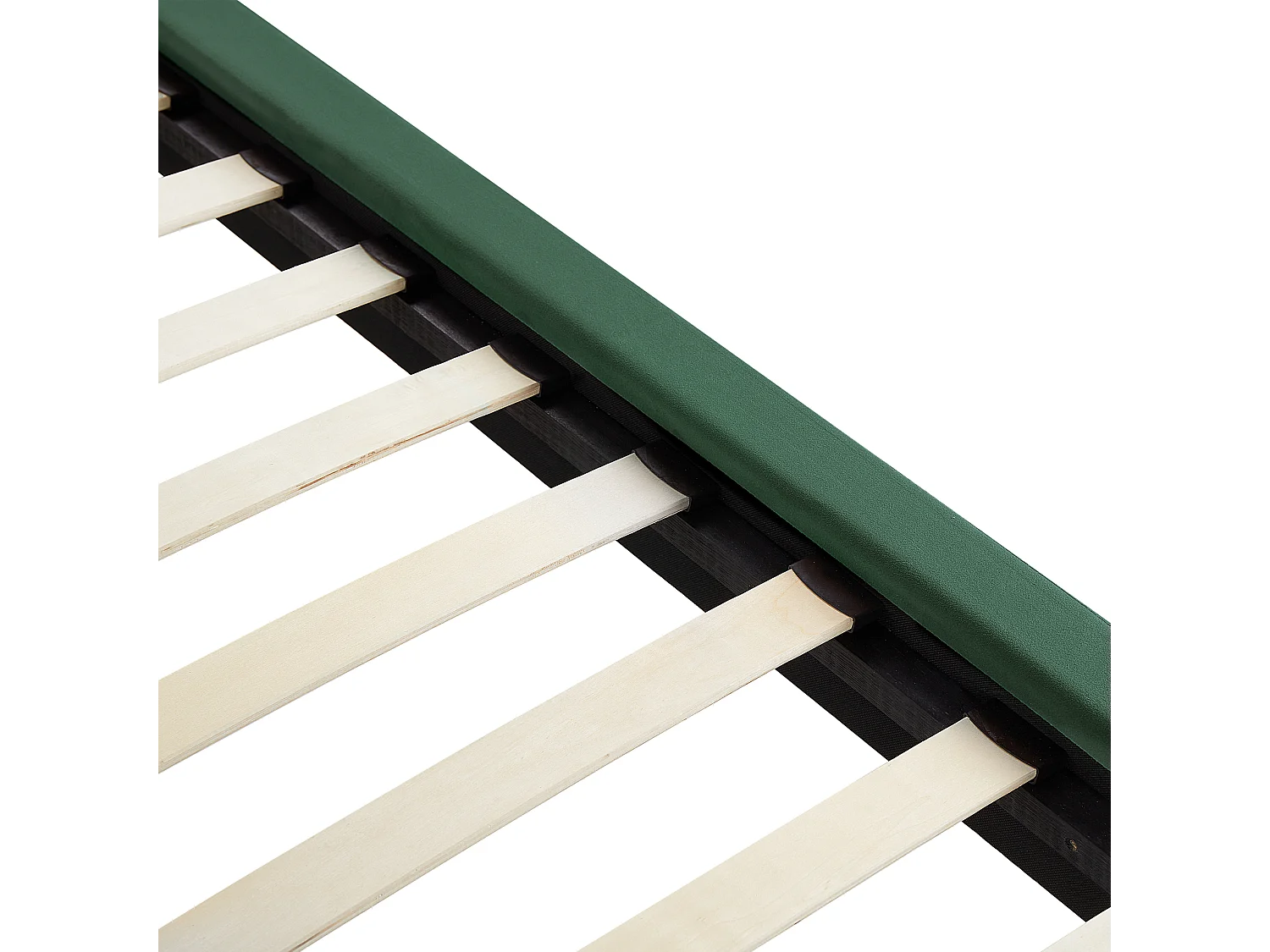 Letto Velluto MELLE 160 x 200 cm Verde smeraldo