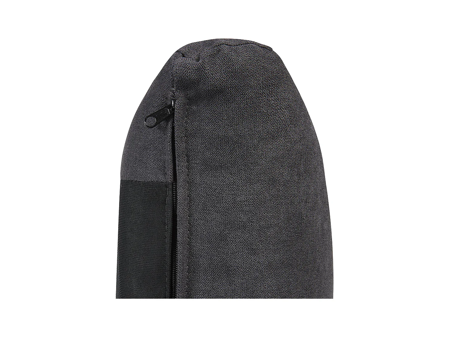 Lit avec sommier Velours MELLE 160 x 200 cm Gris foncé