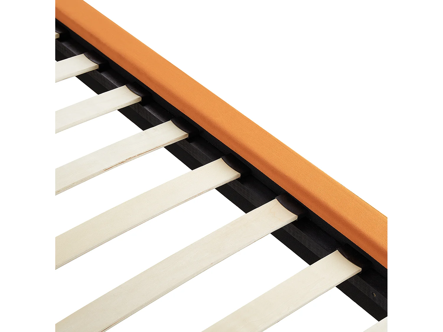 Bed Fluweel MELLE 180 x 200 cm Oranje