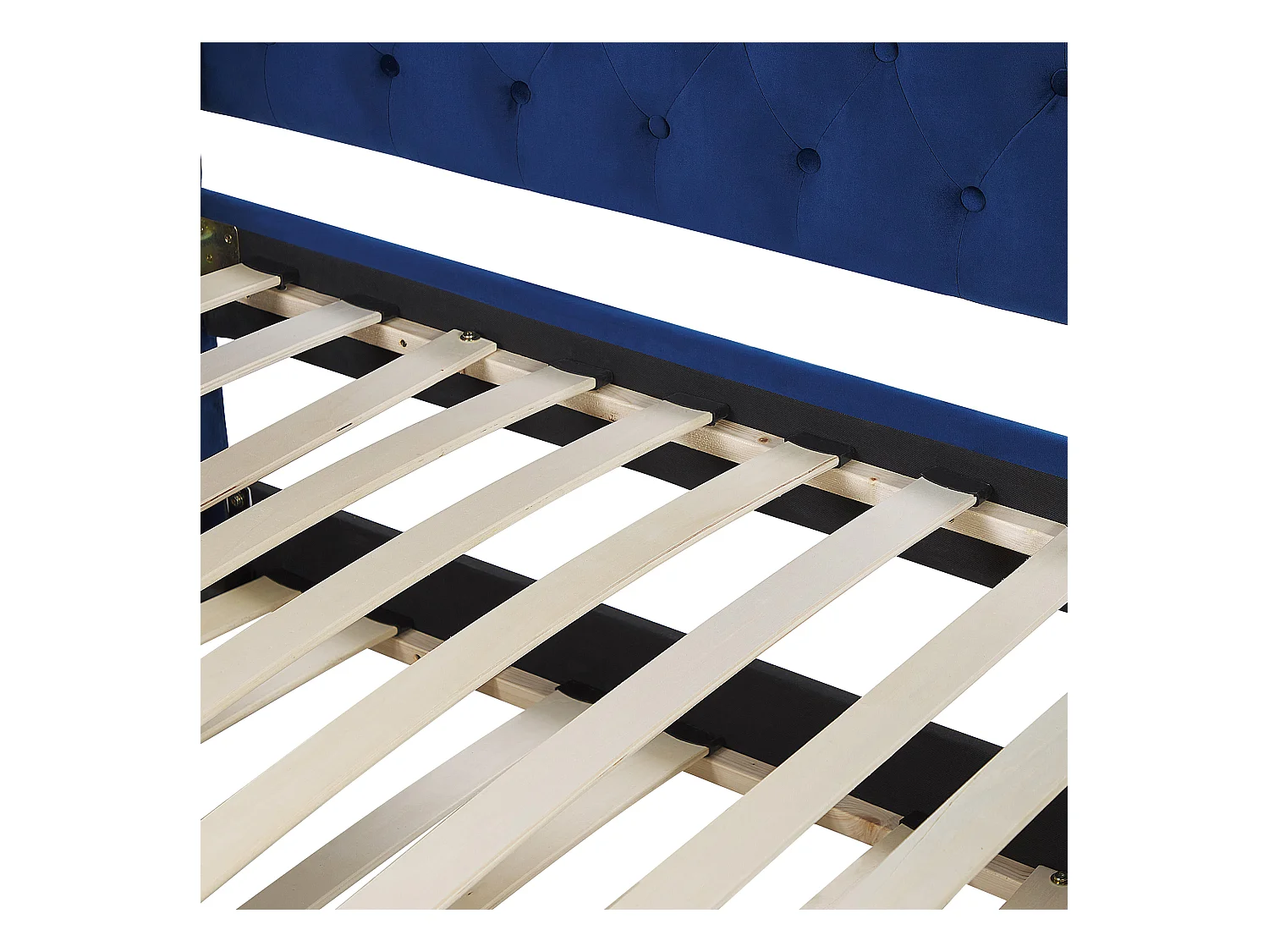 Cama nido Terciopelo GASSIN 90 x 200 cm Azul marino