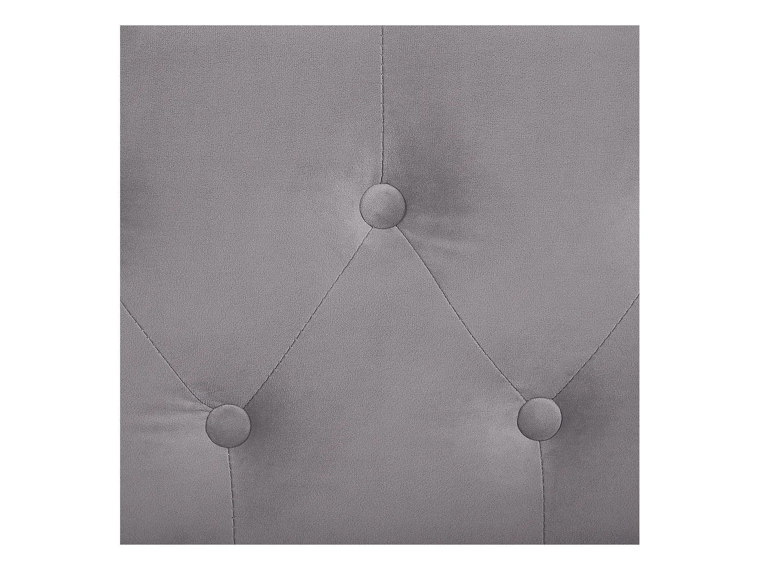 Lit gigogne Velours GASSIN 90 x 200 cm Gris