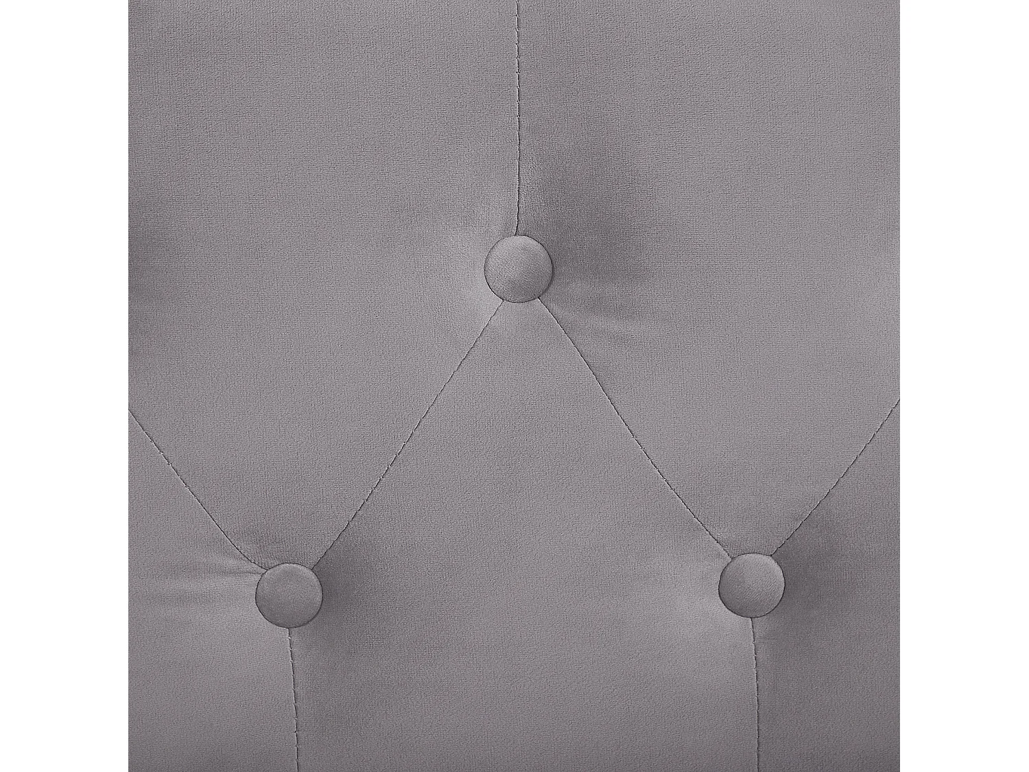 Platzsparendes Tagesbett Samtstoff grau 90x200 cm mit Lattenrost Gassin