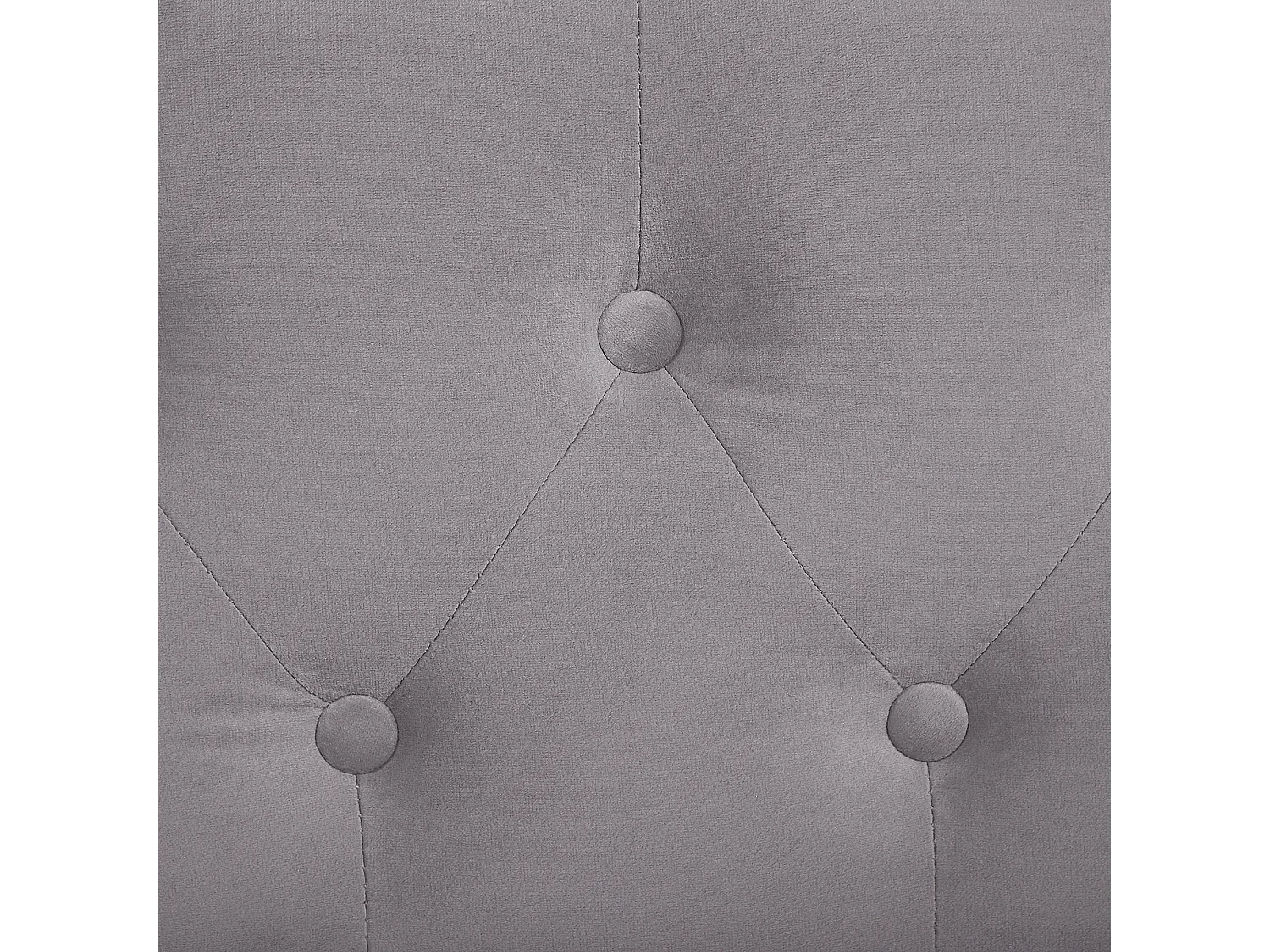 Onderschuifbed Fluweel GASSIN 90 x 200 cm Grijs