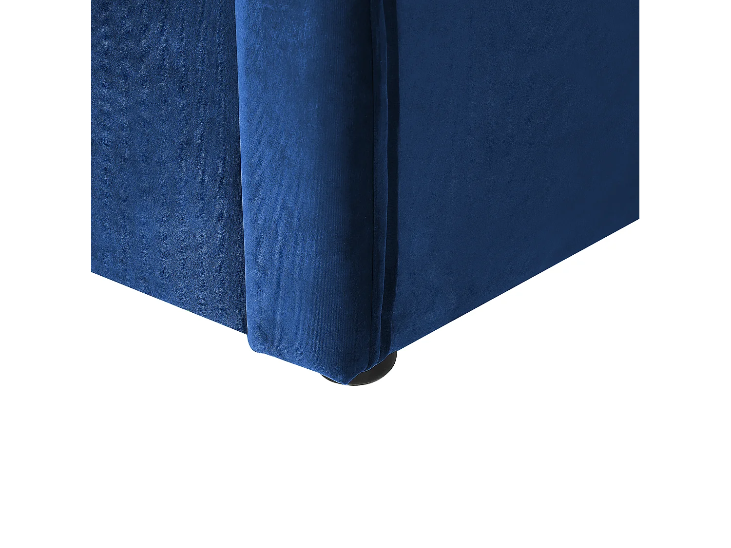 Onderschuifbed Fluweel MONTARGIS 90 x 200 cm Marineblauw