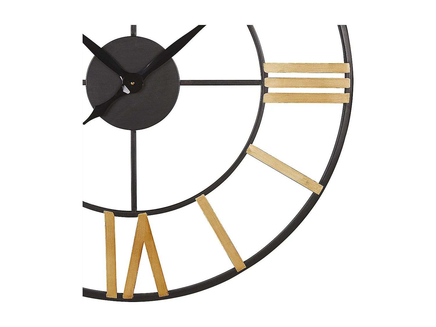 Orologio da parete VALSOT 80 cm Metallo Oro