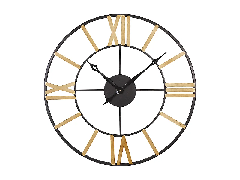 Orologio da parete VALSOT 80 cm Metallo Oro