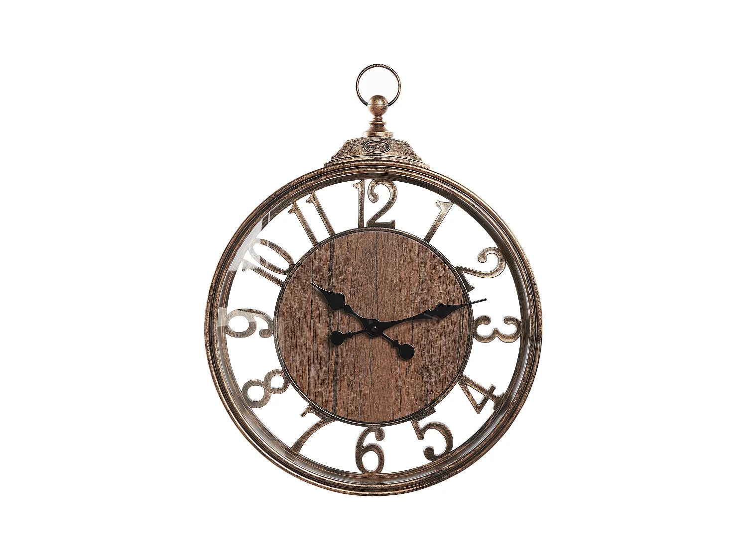 Horloge murale ALCOBA 40 cm Marron