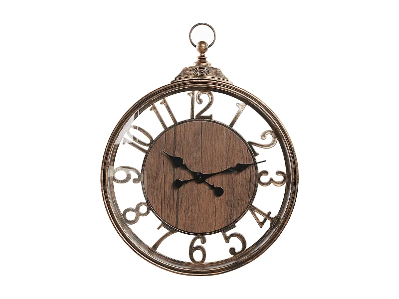 Horloge murale ALCOBA 40 cm Marron