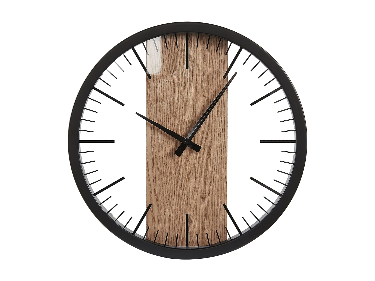 Horloge murale VILLORA 38 cm Marron/noir