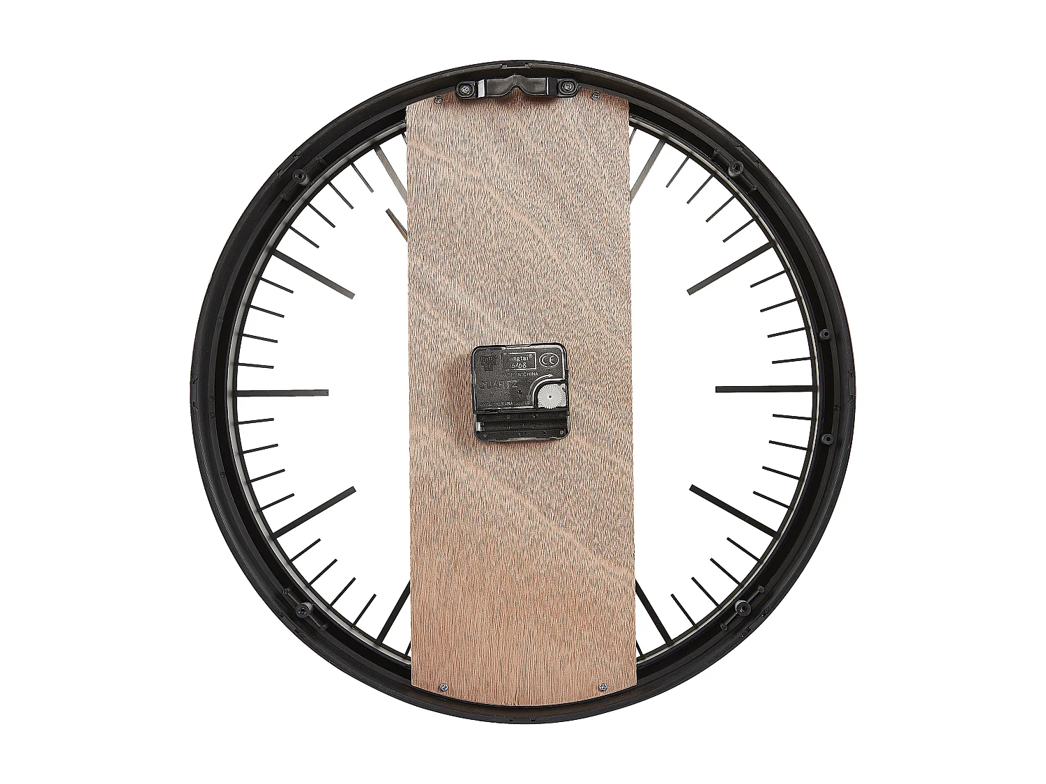 Horloge murale VILLORA 38 cm Marron/noir