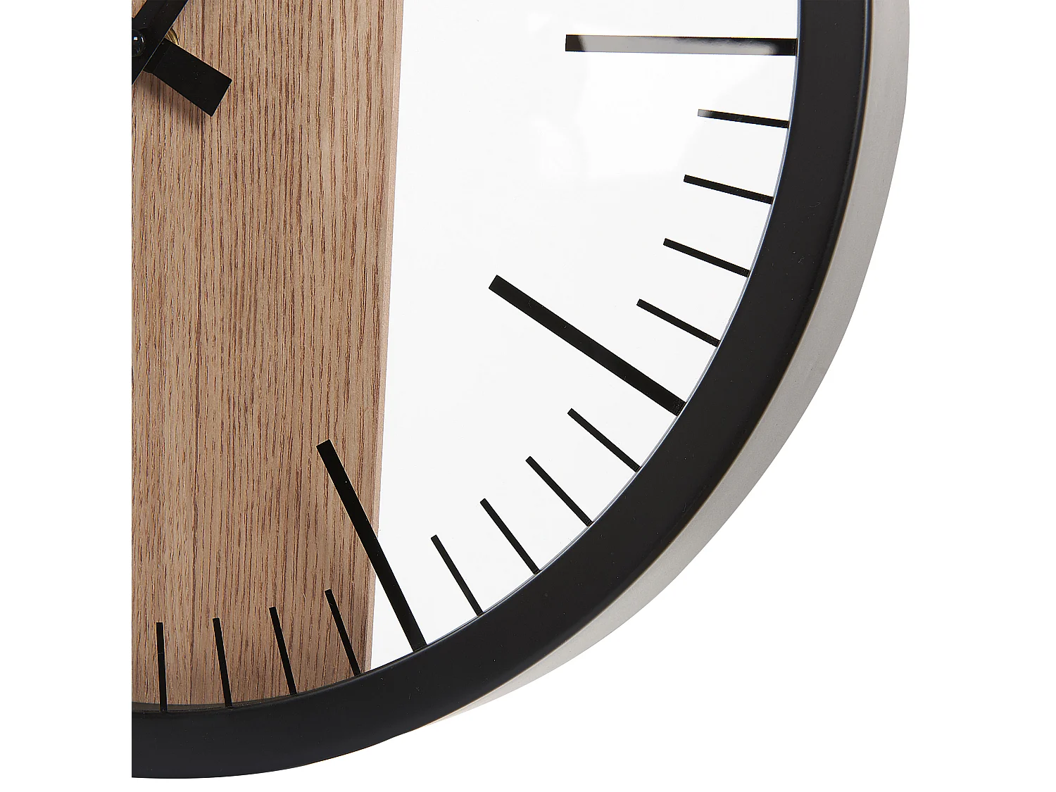 Horloge murale VILLORA 38 cm Marron/noir