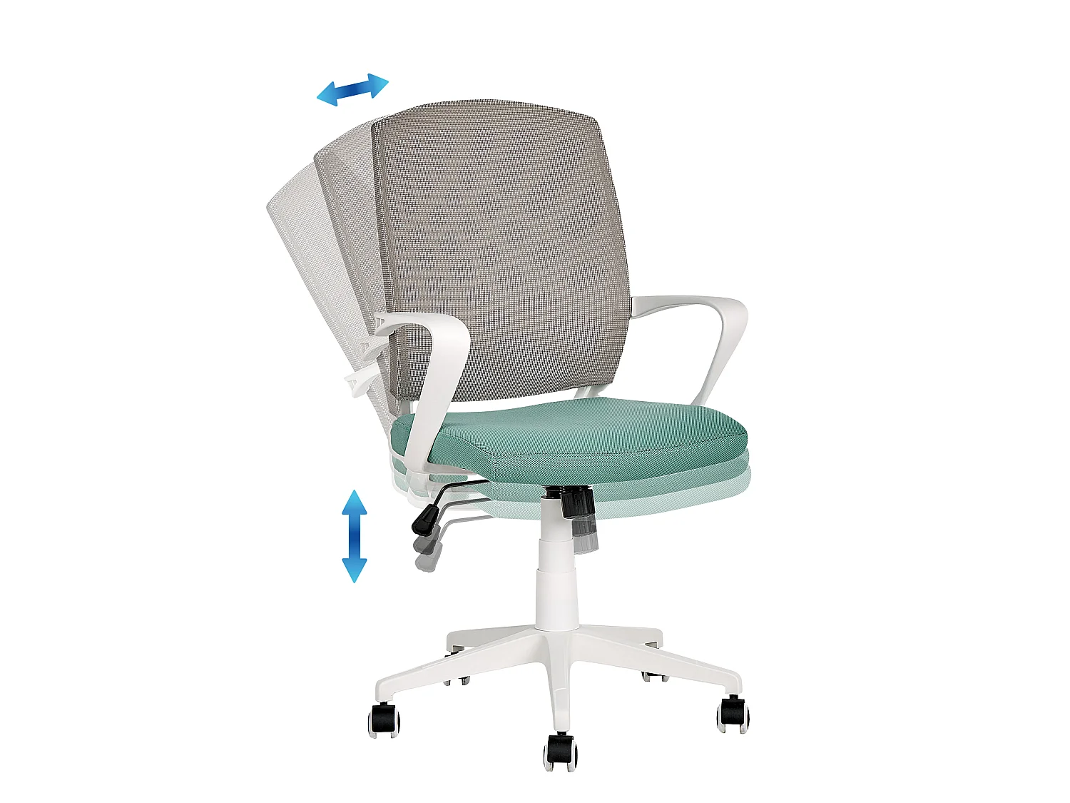 Cadeira de escritório BONNY Cinzento