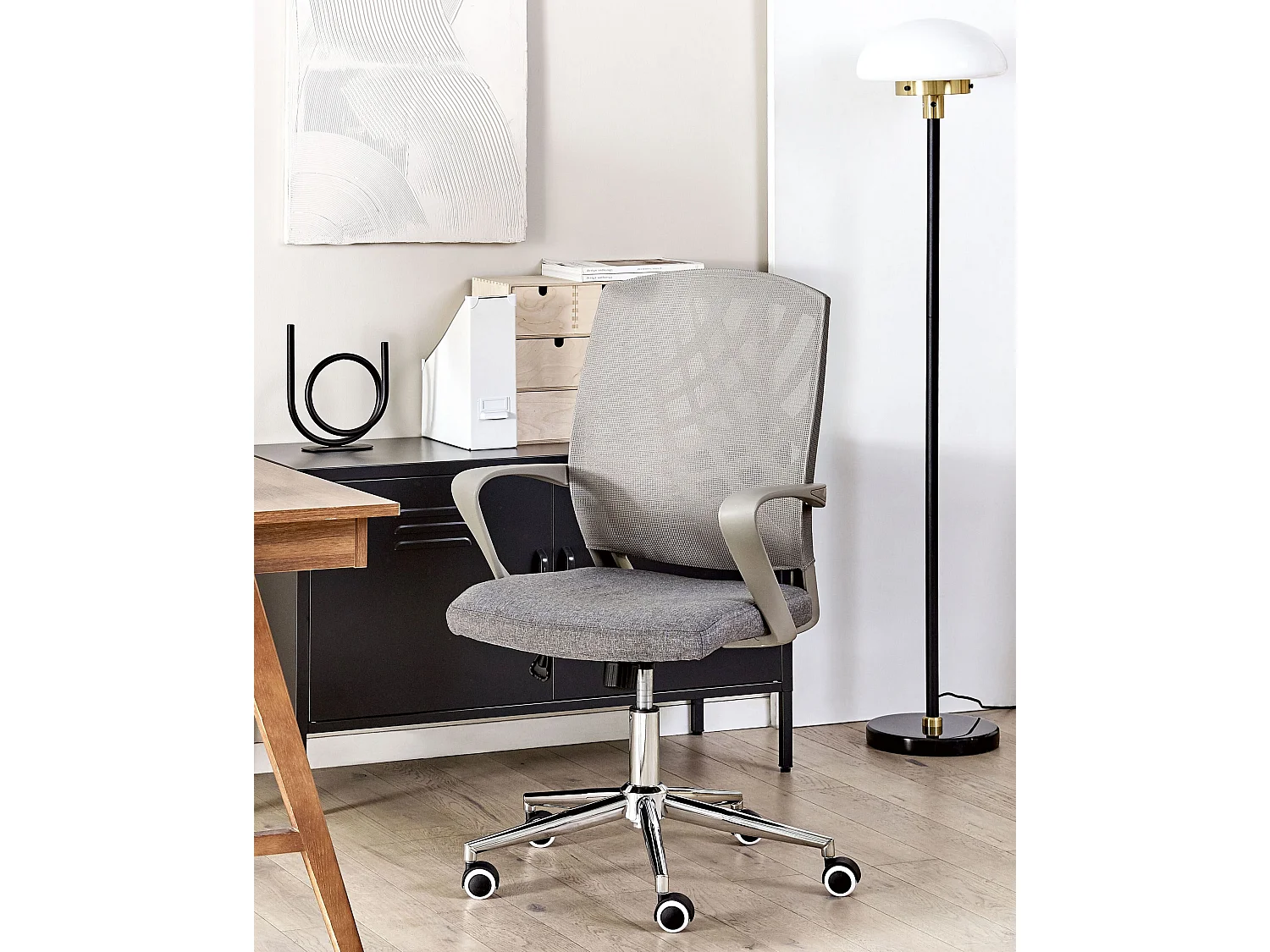Chaise de bureau BONNY Gris