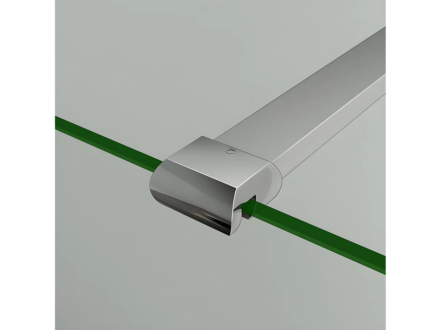 Barre de fixation 90cm, barre de stabilisation avec la finition chromée pour douche à l'italienne