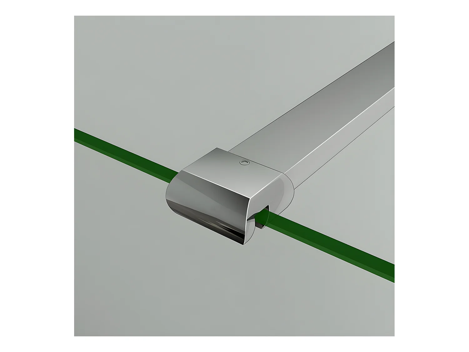 Barre de fixation 90cm, barre de stabilisation avec la finition chromée pour douche à l'italienne