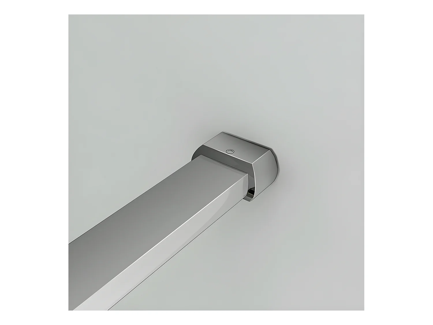 Barre de fixation 90cm, barre de stabilisation avec la finition chromée pour douche à l'italienne