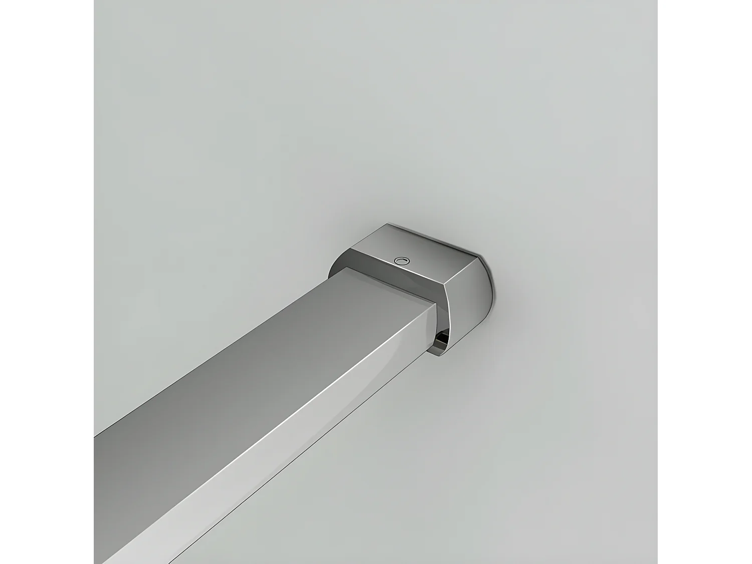 Barre de fixation 90cm, barre de stabilisation avec la finition chromée pour douche à l'italienne