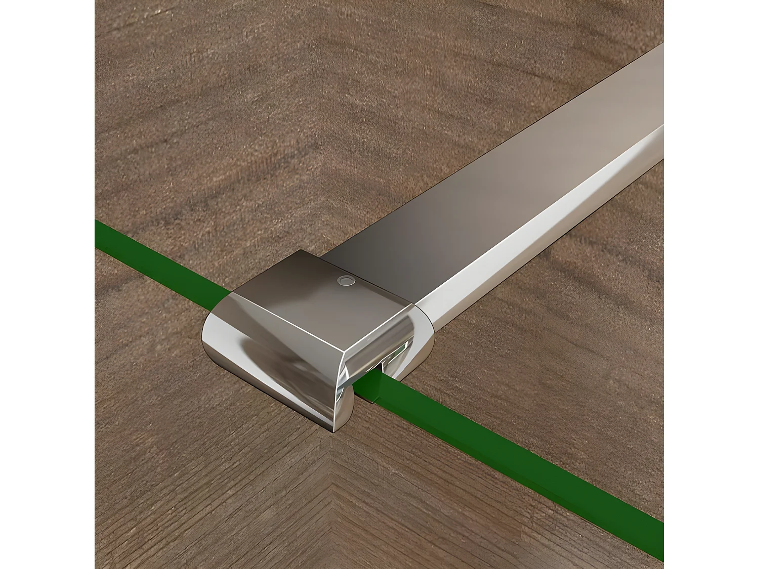 Barre de fixation 140cm, barre de stabilisation avec la finition chromée pour douche à l'italienne