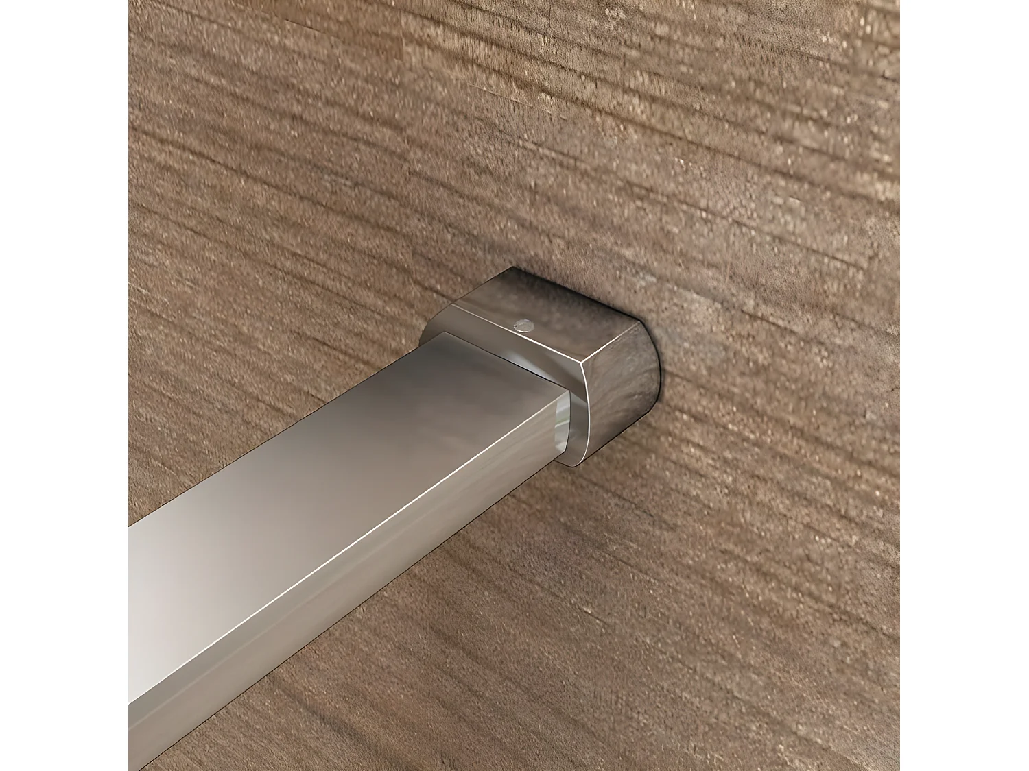 Barre de fixation 140cm, barre de stabilisation avec la finition chromée pour douche à l'italienne