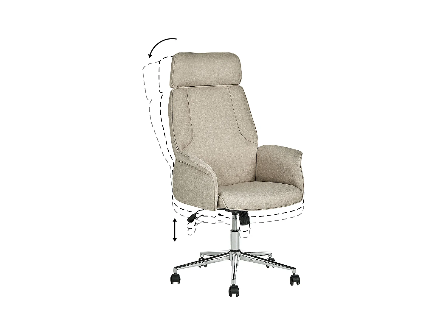 Chaise de bureau PILOT Beige