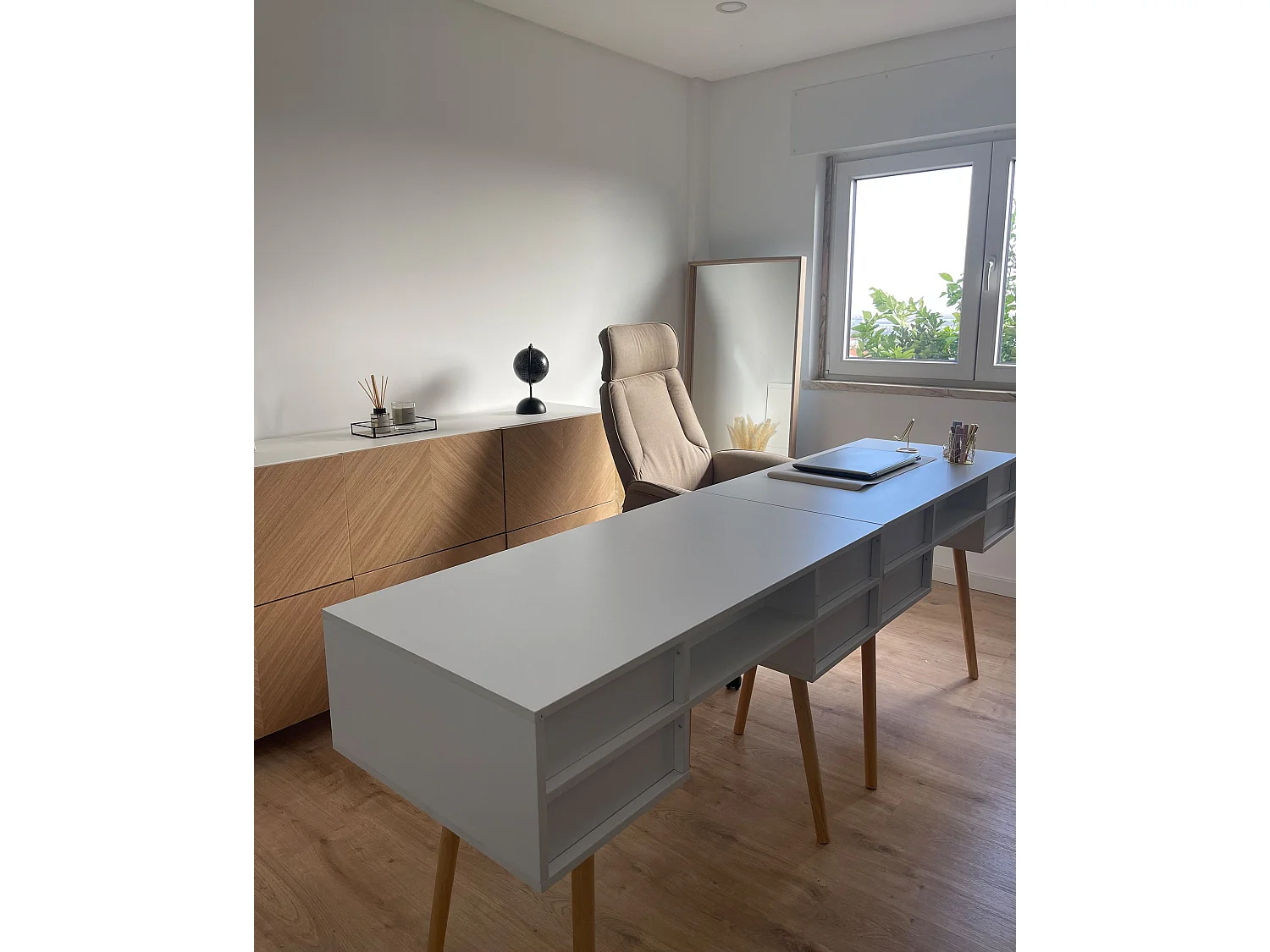 Bureaustoel Draaibaar PILOT Beige