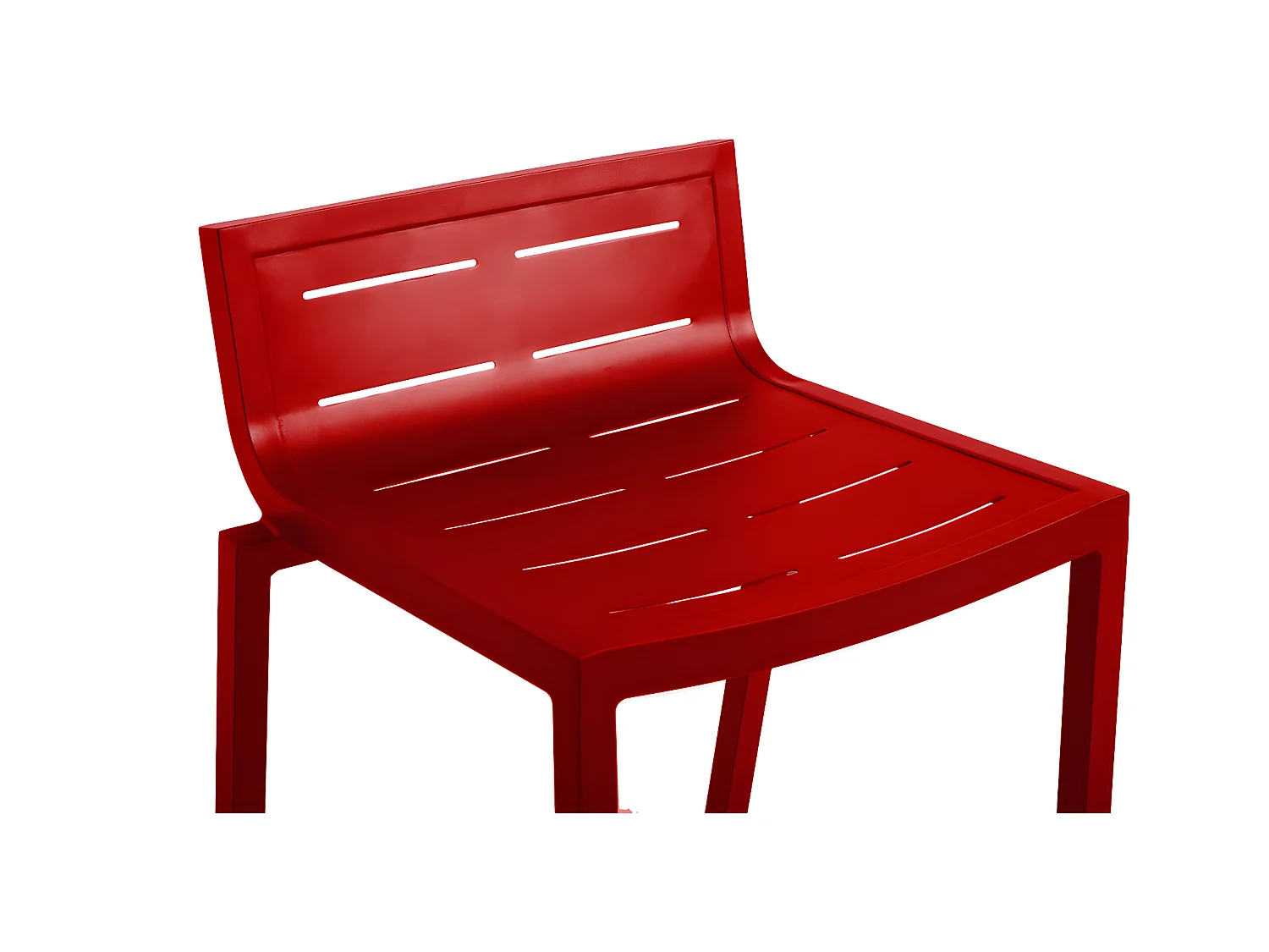 Lot De 4 Tabourets De Bar Inari Piment Empilable