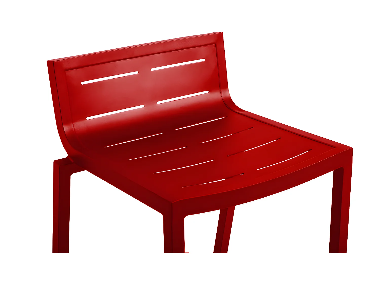 Lot De 4 Tabourets De Bar Inari Piment Empilable