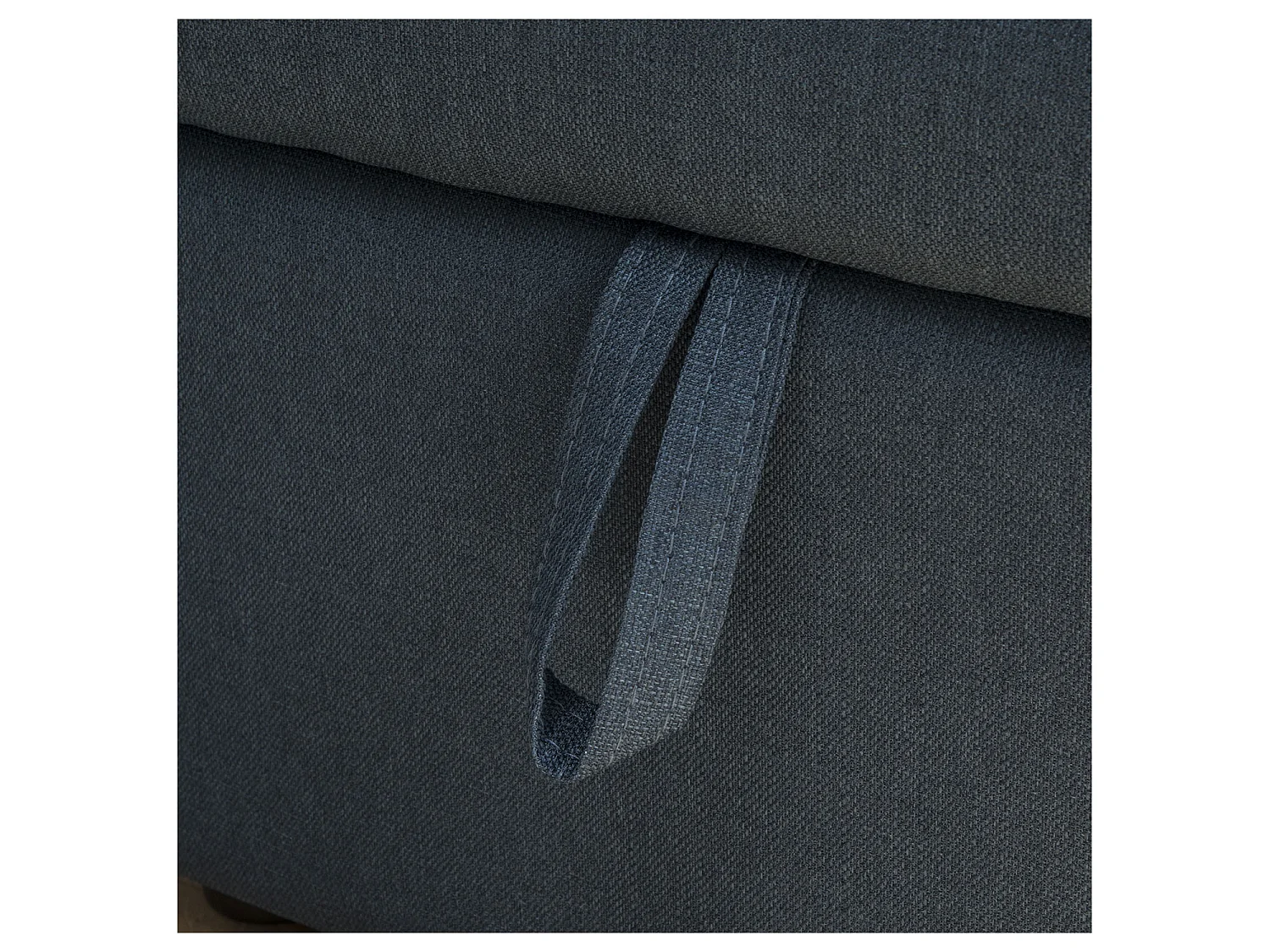 Canapé d'angle convertible CLARK 3 places bleu - HAPPY GARDEN