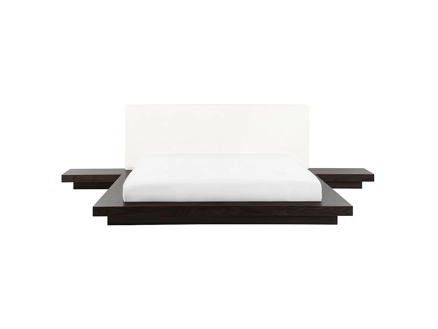 Bed ZEN 160 x 200 cm (EU King Size) Dark Ash Wood