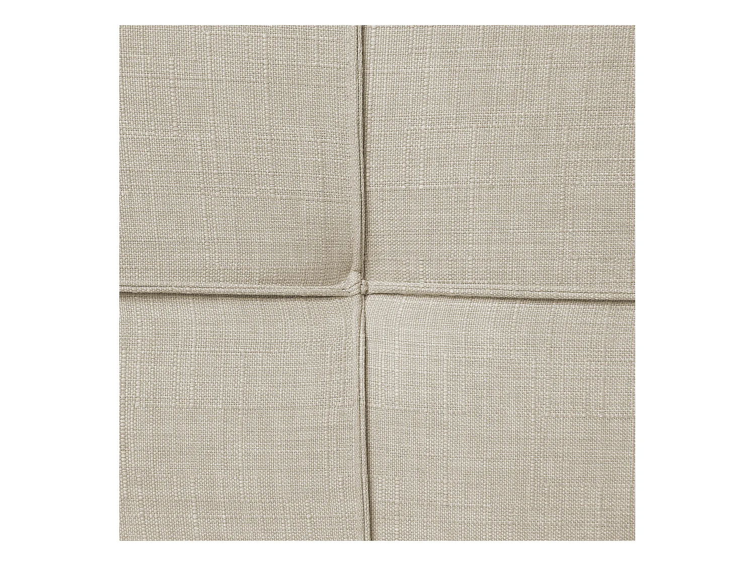 Lit avec sommier Tissu LANNION 160 x 200 cm Beige clair