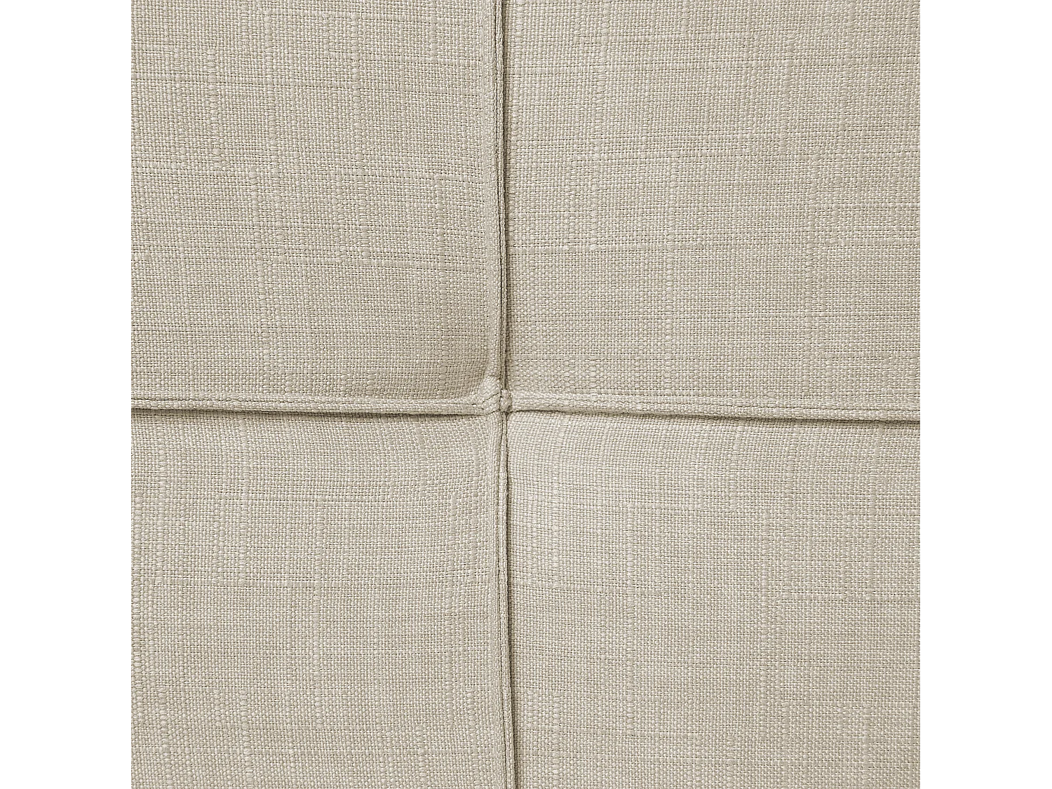 Lit avec sommier Tissu LANNION 160 x 200 cm Beige clair