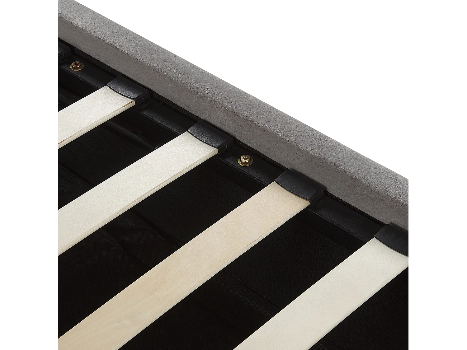 Bed met opbergruimte Fluweel AMIENS 180 x 200 cm Grijs