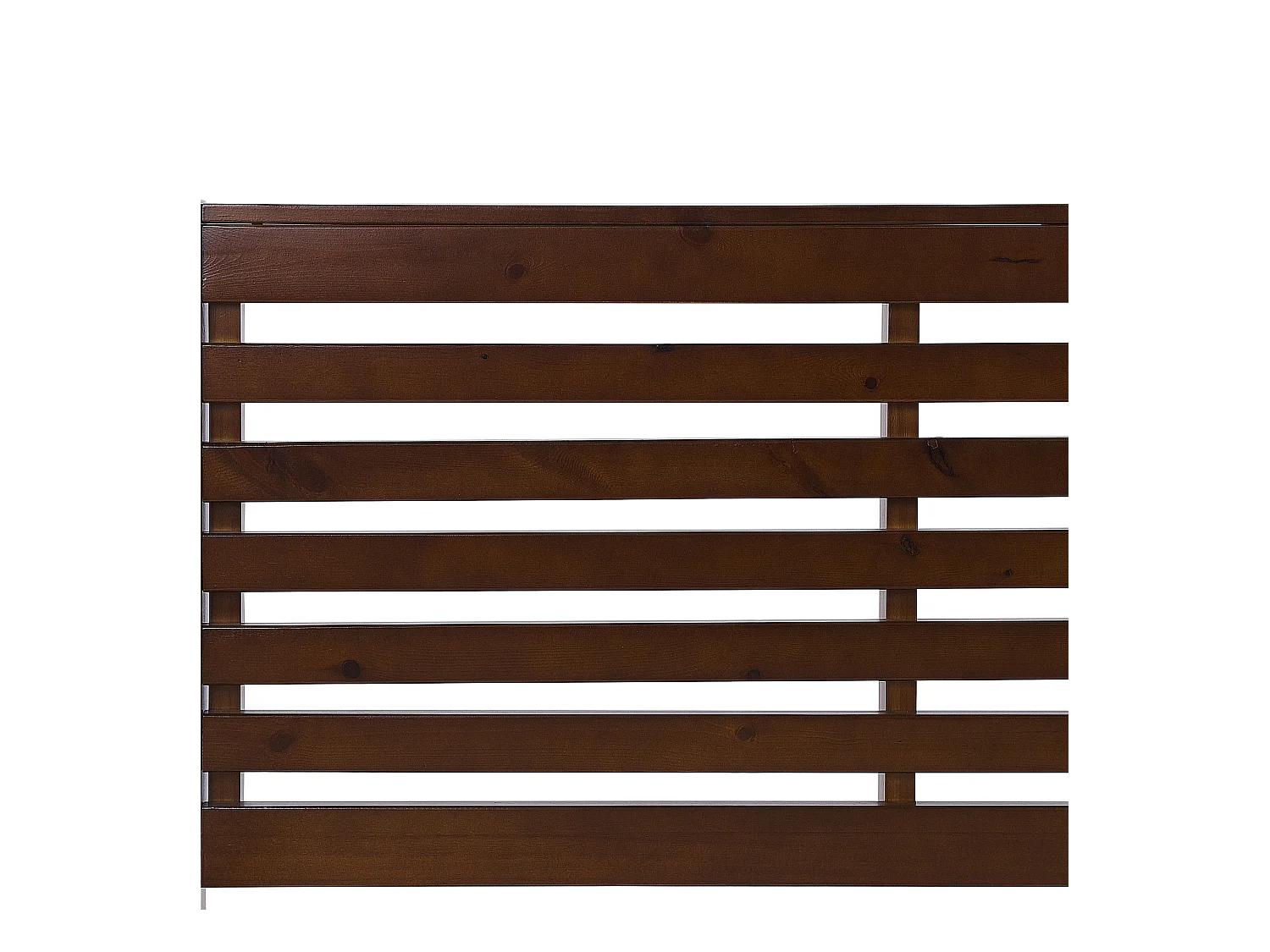 Lit avec sommier Bois CARNAC 180 x 200 cm Marron foncé